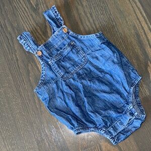 Gap Denim Blue Kids Overalls | 6-12M